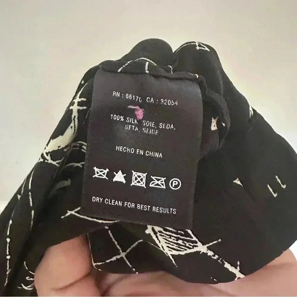 Anthropologie Moulinette Soeurs Silk Origami Dress size 4 - Picture 7 of 9